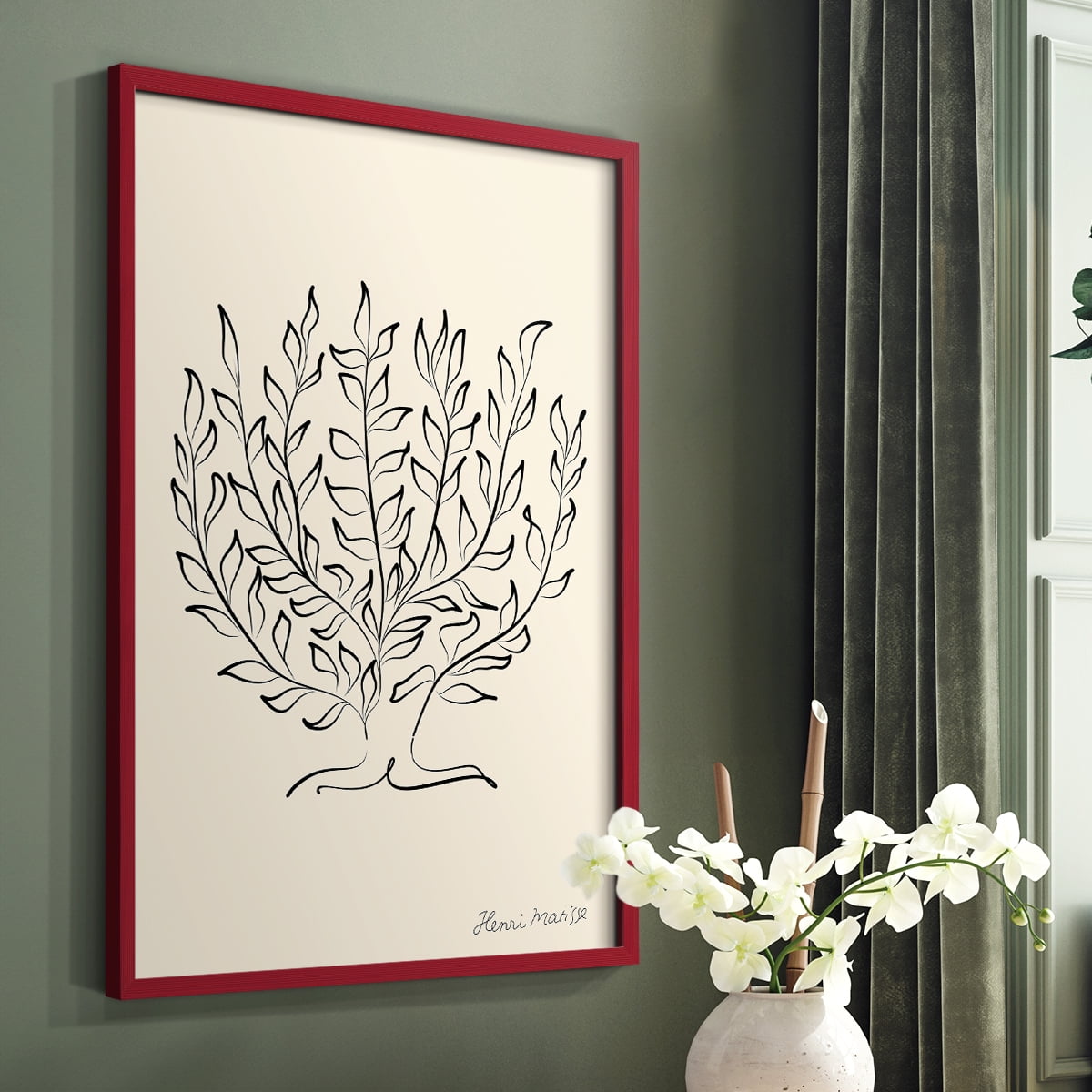 Matisse CCII in Solid Wood 11 x 14 Framed Print