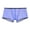 Blue, variant on Men Boxer Underwear Transparent Mesh Perspective Shorts Panties Low-rise Moisture-wicking Boxer Shorts