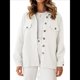 thumbnail image 2 of Chaqueta Informal de Otoño para Mujer, de Larga, con Botones, Holgada y Ligera, con Bolsillos. L, 2 of 7