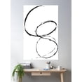 thumbnail image 2 of White Abstract Line Art 9 Poster Wall Art, Modern Wall Decor For Living Room Bedroom, 24x36 UNFRAMED, 2 of 3