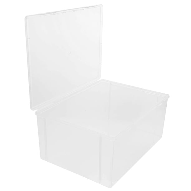 Transparent Plastic Shoe Storage Box Stackable Convenient Shoe Container For Home Storage 32.00X23.50X14.00CM Dustproof 1Set