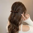 thumbnail image 1 of Fiudx Horquilla para Flequillo, Elegante Pinza con Diamantes de Imitación, Elegante Accesorio para El Cabello con Flocado, Fácil de Usar para Un Peinado Rápido, Perfecta para Fiestas, Bodas y Trabajo, 1 of 3