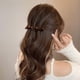thumbnail image 2 of Xihbxyly Horquilla para Flequillo, Elegante Pinza con Diamantes de Imitación, Elegante Accesorio para El Cabello con Flocado, Fácil de Usar para Un Peinado Rápido, Perfecta para Fiestas, Bodas y Trab, 2 of 4
