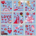 thumbnail image 2 of BNNG Valentine's Day Window Clings, Happy Valentine's Day Gnome Window Decals Stickers, Removable Pink Window Decorations for Glass Windows Holiday Home Office Decor, 2 of 6