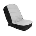 thumbnail image 2 of Portable Riding Tractor Seat Cover Multipurpose Waterproof Lawn Mower Seat Protective Cover Easy Installation Gray Black, 2 of 4