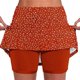 thumbnail image 3 of TaTaai Women Printed Sports Yoga Shorts High Waist Skinny Jogger Skort with Pockets Polyester Lightweight Stretchy Summer Daily Home Casual Wear Gift, 3 of 5