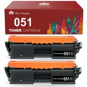Toner Kingdom Compatible Toner for Canon 051 ImageCLASS MF267ic MF269dw MF263dn MF264dw Printer (Black, 2-Pack)