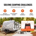 thumbnail image 2 of KFFKFF RV Support Block, 6000 lbs Load Capacity, Durable Polypropylene Leveling Blocks for Campers, Stabilization Pads for Trailers, Tongue Jacks, and 5th Wheels, Set of 4, 2 of 9