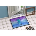thumbnail image 4 of Blue Owl Watercolor Door Mat, 4 of 4