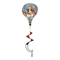 Briarwood Lane Bless This Home Cardinal Hot Air Balloon Spinner