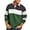 #H-Green, variant on GuangCheng Men's Polo Shirts Long Sleeve Striped Button Lapel Collared Golf Work Shirts for Mens