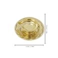 thumbnail image 4 of Swadeshi Desire Traditional Brass Diya for Puja | Pooja Aarti | Arti Deepak Deepam Oil Lamp for Home Temple Decor Gifts Puja Articles Decor Gifts (2) - DD Diya, 4 of 4