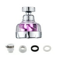 thumbnail image 2 of Faucet Aerator Mixer Fan Sink Extension Washing Bubbler Flexible Detachable Washable Plastic Basin Sprayer Replacement Part Short Type, 2 of 8