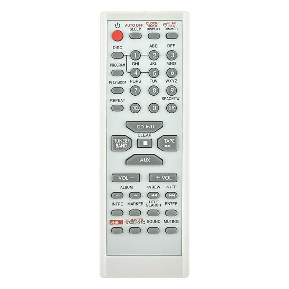 New EUR7711060 Replace Remote Control compatible with Panasonic EUR7711060 SC-PM28 SA-PM28 SCPM28 SAPM28 CD Stereo Remote