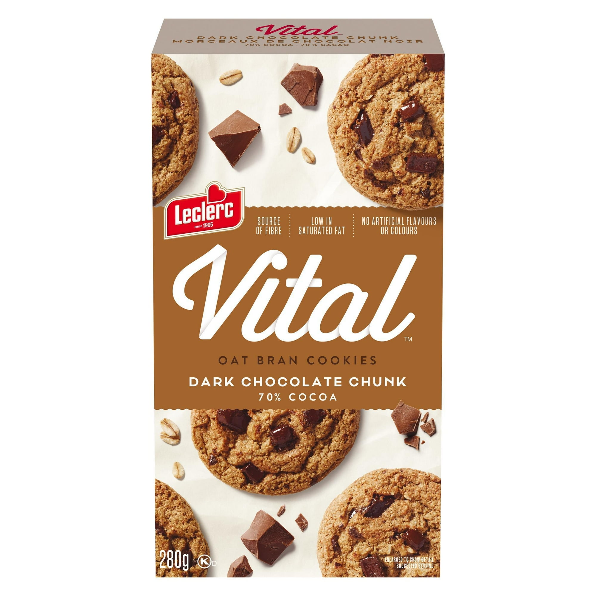 Biscuits Vital Morceaux de Chocolat Noir