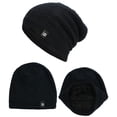 thumbnail image 4 of GZWYHT Beanies,Beanie Hats Womens And Mens Diamond Check Sweater Cap Men's Cycling Soft Knit Cap Winter Hats,Hats for Men Black, 4 of 4