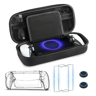 TSV 8-in-1 Accessories Bundle Fit for PS Portal with Carrying Case, Protective Cover Case, 2 Screen Protectors, 2 Thumb Grips