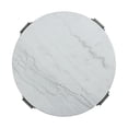 thumbnail image 5 of Pemberly Row Contemporary Coffee Table in Gray with White Natural Marble Top, 5 of 8