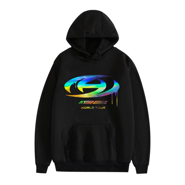 ATEEZ Mode Graphique Chandails à Capuchon Chemises à Manches Longues pour Unisexes Pulls Vintage