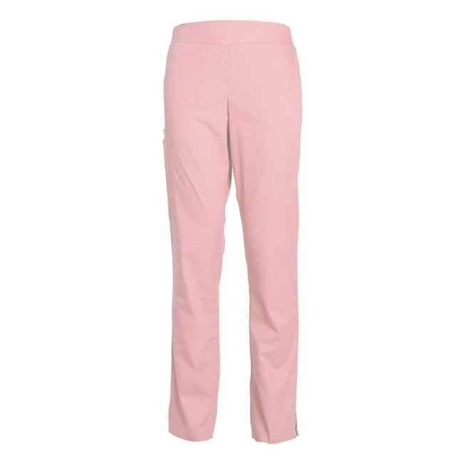 Pantalon d'Uniforme d'Infirmière pour Femmes Coupe Ajustée Jambe Évasée Taille Élastique