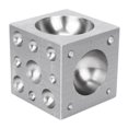 thumbnail image 1 of Bloque de Dapping cuadrado, joyero profesional, herramienta de modelado de metal para fabricación de joyas, 60 X 60 mm/2,4 X 2,4 pulgadas, 1 of 5