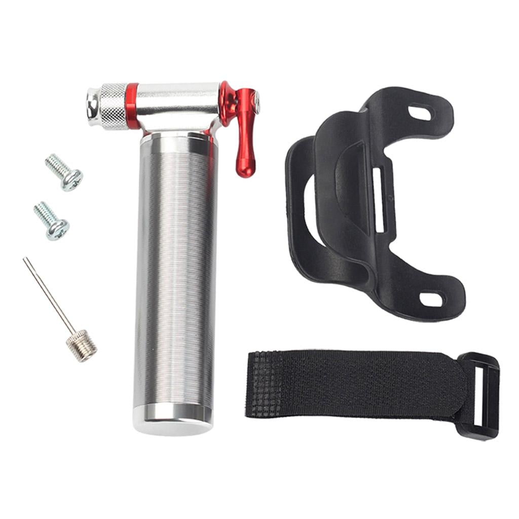 CO2 Inflator for Presta and Schrader - Bicycle Tire Pump & Inflation Needle for Road and Mountain MTB Bikes, Basketball, Soccer, Volleyball