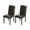 Dark Brown, variant on ZUNMOS Dining Chairs Set of 2, Elegant Parsons Chairs with Nailhead Trim and Sturdy Wood Legs, Dark Brown