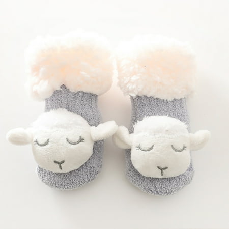 

Children Socks Christmas Cartoon Glittering Bow Knitting Wool Socks