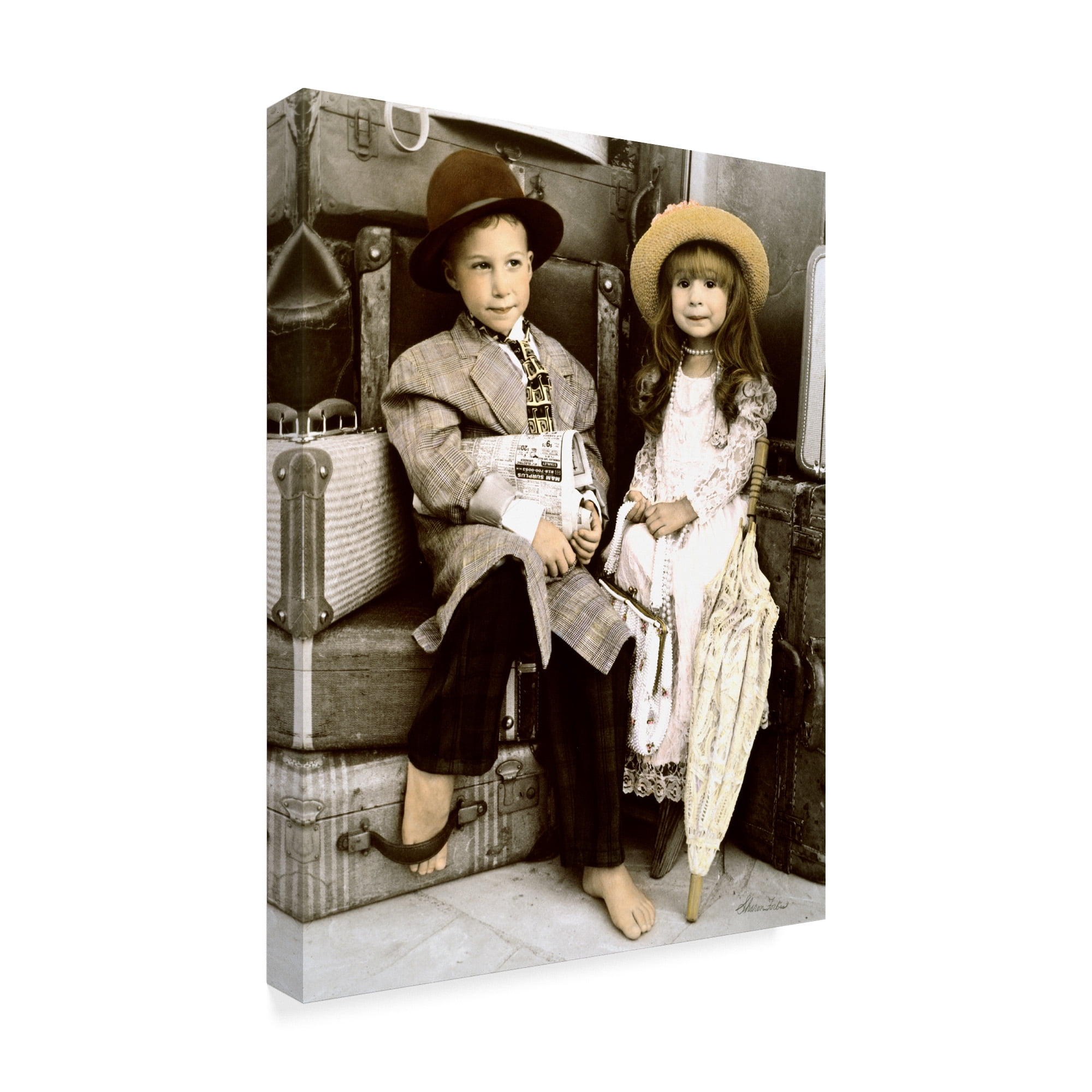 Trademark Fine Art 'Going Places' Canvas Art by Sharon Forbes