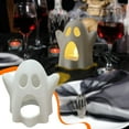 thumbnail image 3 of Eoozwa Halloween Ghost Candle Holder Cute Ceramic Ghost Tealight Votive Candleholder Table Decor Halloween Candlestick Holder for Home Spooky Accents Centerpiece Party, 3 of 9