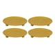 thumbnail image 1 of Tishita - 4 portavelas de hierro, placa decorativa de hierro para velas de pilar, 3,74 dorado, 1 of 9