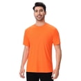 thumbnail image 4 of Zfeel Pure Dry Fit Poly Shirt for Men, 4 Pack Short Sleeve Crewneck 100 Polyester T-Shirt, XL, 4 of 7