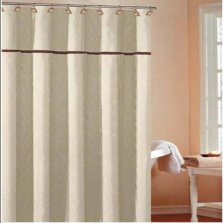 Charisma Leaves Shower Curtain With 2 Pleats Com