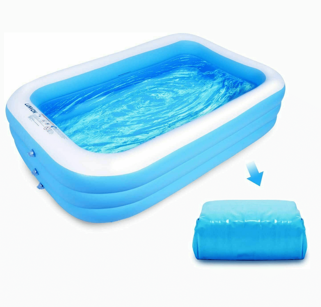 deep inflatable pool