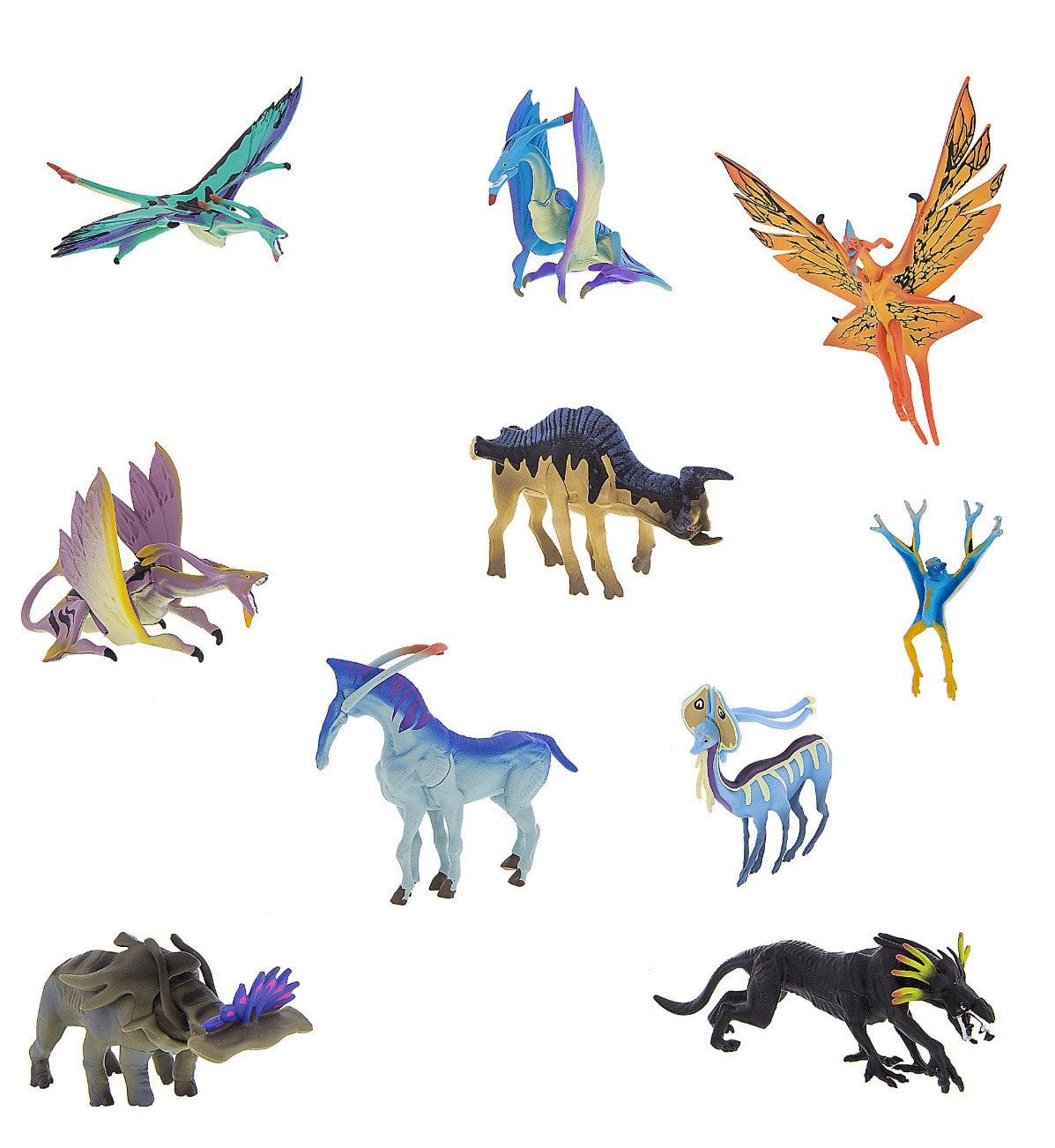 Disney Parks Pandora World Of Avatar Creatures Collectible Figures Playset  New 