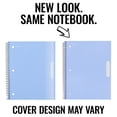 thumbnail image 2 of Mead 1 Subject Wide Ruled Notebook 8 x 105 Pastel Blue Poly Spiral 100 Sheets -, 2 of 7