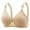 Beige, variant on Tbopshirt Wirefree Bras for Women,Women Bras Embroidered Glossy Comfortable Breathable Bra Underwear No Rims