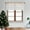 tan, variant on 2 Panels Faux Silk Dual Color Splicing Sheer Window Valance for Kitchen, Café, Dining, and Bathroom, Rod Pocket Drapes