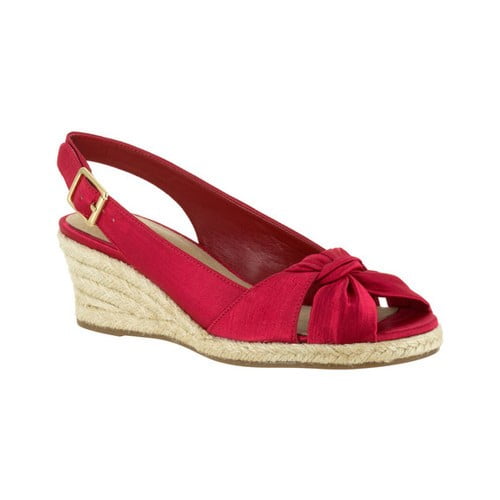 womens red espadrilles