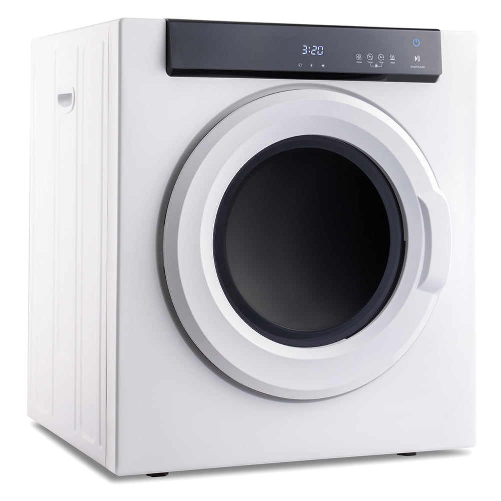 Private Jungle Electric Portable Clothes Dryer, Front Load Laundry Dryer with Touch Screen Panel and Stainless Steel Tub for Apartments, Dormitory