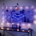 thumbnail image 2 of Letrero De Luz De Neón Letreros De Neón De Halloween Murciélago Luces De Neón LED Letrero De Luz De Neón Alimentado Por Batería USB Para Decoración De Pared Habitación Bar ANGGREK Otros, 2 of 8