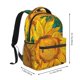thumbnail image 2 of Easygdp Vibrant Sunflower Painting Mochila Ergonómica Versátil para Laptop - Múltiples Bolsillos, Correas Ajustables, Unisex para Escuela, Viajes y Actividades al Aire Libre-One Size, 2 of 5