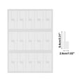 thumbnail image 2 of Unique Bargains Handwritable P-Type Gift Stickers 3.31"x1.02" 6 Pcs White, 2 of 5