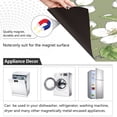 thumbnail image 2 of Dailycode Dishwasher Magnet Cover Magnetic Fridge Door Cover Home Kitchen Decor, Vintage White Flower Green Leaves, 23"x 26", 2 of 6