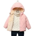 thumbnail image 6 of Esaierr Boys Girls Winter Fleece Cotton Coats for Kids Toddler 1-7Y Lightweight Hooded Winter Cotton Jacket Baby down Cotton Outerwear, 6 of 6