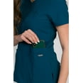 thumbnail image 4 of Medgear Celeste Women's Stretch Scrubs Set with Cross Over Neckline Top and Slim Leg Pants, 4 of 4