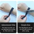 thumbnail image 4 of 100 Pcs Cloth Event Wristband, Disposable Wristbands for Events, Colored Wristbands Events,for Lightweight Concert,Club Entrance Wrist Strap Party Wristband Event(Color : Black), 4 of 14
