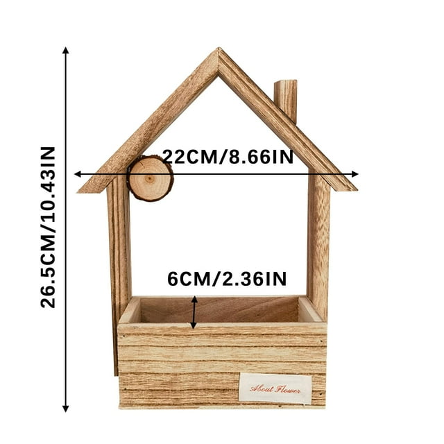 Wall Decorations for Living Room European Style Wooden Hanging Pot Wall Decoration Hanging Flower Pot Flower Basket Home Living Room Wall Decoration Hanging Vase