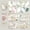A, variant on 100 PCS Breezy Memory Stationery Paper - Creative Vintage Alphabet Sticker Pack for Collage, Adhesive-Free Cute Decorative Material