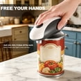 thumbnail image 6 of Electric Can Opener, One-Touch Automatic, Cordless Rechargeable, Hands-Free Kitchen Gadget, Smooth Edge Cutter, 6 of 8
